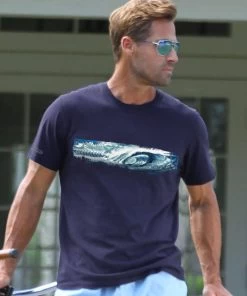 Ocean Soul - Indigo Short Sleeve Pima T-Shirt