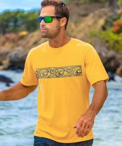 Ethnic Band - Pineapple Dyed Short Sleeve Crewneck T-Shirt