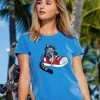 B. Kliban Cat In Sneaker - Blue Hawaii Dyed Short Sleeve Crewneck T-Shirt 1 B. Kliban Cat In Sneaker - Blue Hawaii Dyed Short Sleeve Crewneck T-Shirt -Chic Clothing Shop 0c71b72d 599f 4ffe b466 588ed06cc4d3