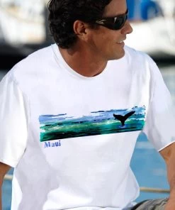 Into Blue - White Short Sleeve Crewneck T-Shirt