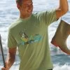B. Kliban Fly Fishing Cat - Hemp Dyed Short Sleeve Crewneck T-Shirt -Chic Clothing Shop 1882ffb3 6512 4ac8 b89e b3e2434b778e