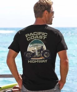 PC Motorcycle - Jet Black Short Sleeve Pima T-Shirt