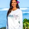 Floral Blends - White Long Sleeve Crewneck T-Shirt 2 Floral Blends - White Long Sleeve Crewneck T-Shirt -Chic Clothing Shop 274cc857 d34b 4b90 8984 6b55e0f0107f
