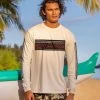 Chief Tapa Band - Coconut Dyed Long Sleeve Crewneck T-Shirt -Chic Clothing Shop 277ab829 bda3 4291 be15 aab967b34117