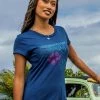 Cascading Hibiscus - Sapphire Short Sleeve Pima T-Shirt -Chic Clothing Shop 2c83dcca 566d 4cbe b617 ceb29a21ee29