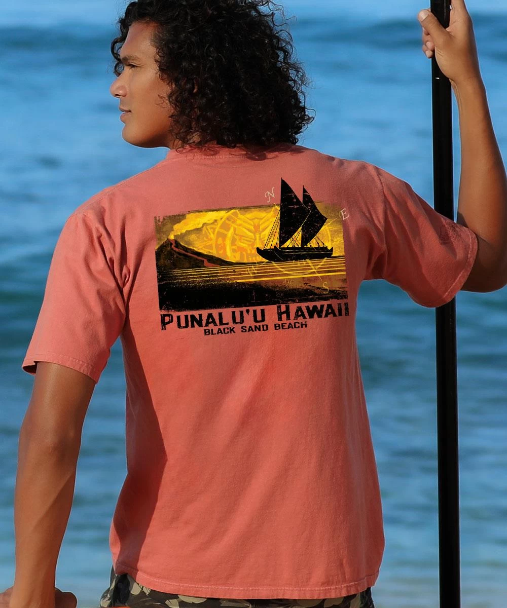 Punaluu Imports - Chile Dyed Short Sleeve Crewneck T-Shirt 3 Punaluu Imports - Chile Dyed Short Sleeve Crewneck T-Shirt