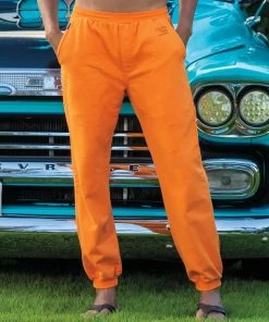 Apricot Dyed Canton Pants