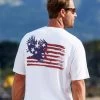 American Pride - White Short Sleeve Crewneck T-Shirt 2 American Pride - White Short Sleeve Crewneck T-Shirt -Chic Clothing Shop 3fbde47e bc38 45e1 b6ef db2b4886a0fb