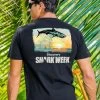 Discovery Channel Leaping Shark - Black Short Sleeve Crewneck T-Shirt 2 Discovery Channel Leaping Shark - Black Short Sleeve Crewneck T-Shirt -Chic Clothing Shop 4e42aad6 c00d 487f 8903 1892972dba49