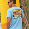 Escape To Paradise - Blue Sky Short Sleeve Crewneck T-Shirt 1 Escape To Paradise - Blue Sky Short Sleeve Crewneck T-Shirt -Chic Clothing Shop 5040fe02 741e 4ee7 9bc8 24a7cd274578