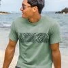 Techno Palms - Seaglass Short Sleeve Crewneck T-Shirt -Chic Clothing Shop 5504ce0b ddca 449b a5a8 038857e70555