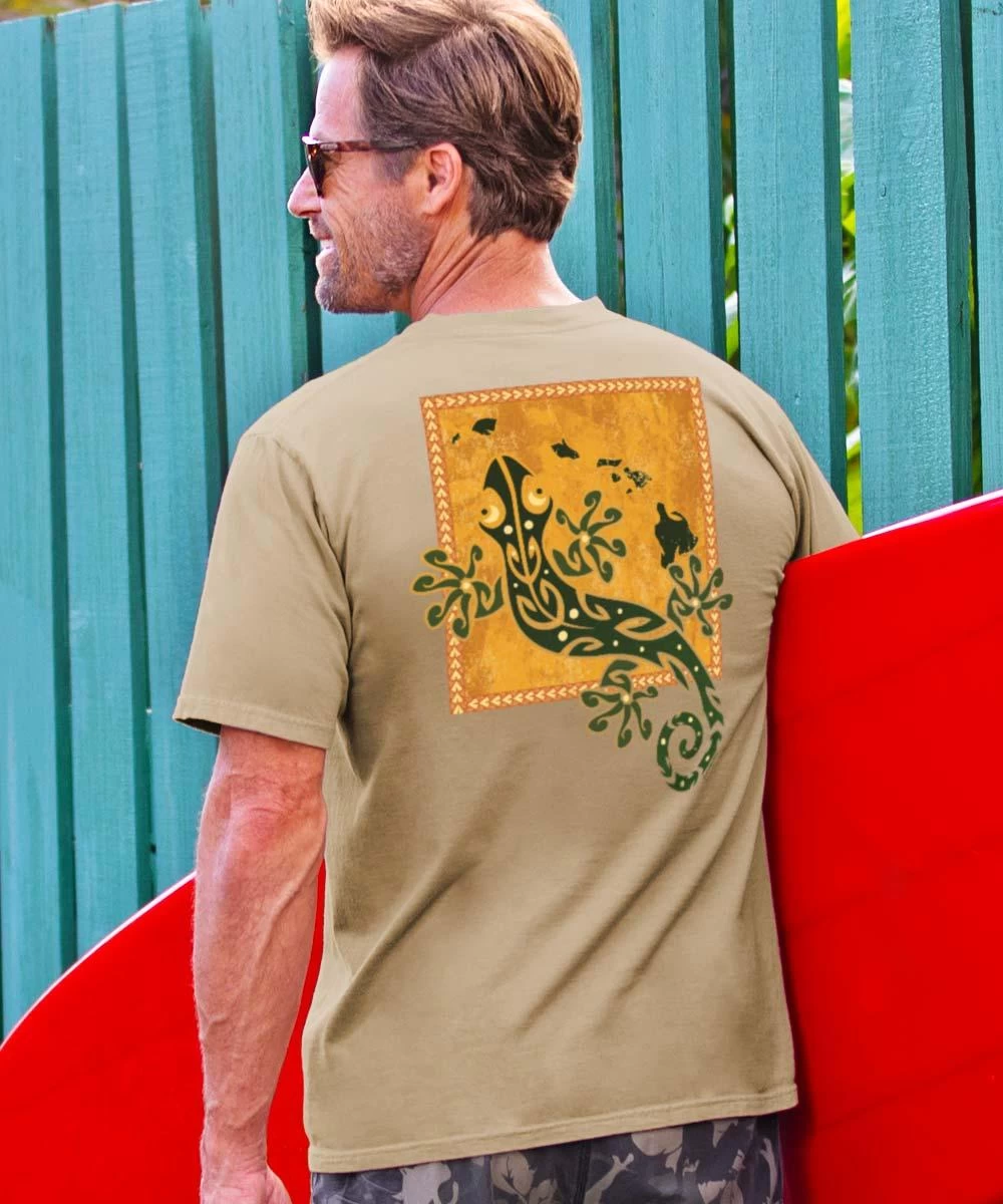 Gekco - Kona Coffee Dyed Short Sleeve Crewneck T-Shirt 3 Gekco - Kona Coffee Dyed Short Sleeve Crewneck T-Shirt