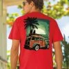 Woody Sunset Surf - Candy Apple Red Dyed Short Sleeve Crewneck T-Shirt 2 Woody Sunset Surf - Candy Apple Red Dyed Short Sleeve Crewneck T-Shirt -Chic Clothing Shop 5b3f80d4 3323 4b94 8dc3 b9bddc8cb722