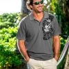 Mano Aumakua - Crater Dyed® Short Sleeve Pique’ Polo Shirt -Chic Clothing Shop 5cea4239 c17c 499f 85b5 ad1078da0362