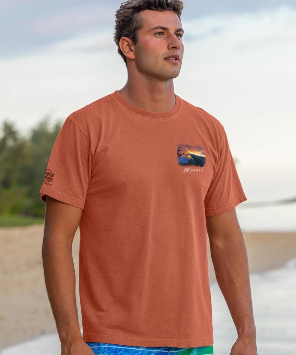 Clark Little Ray Of Hope - Chile Dyed Short Sleeve Crewneck T-Shirt 4 Clark Little Ray Of Hope - Chile Dyed Short Sleeve Crewneck T-Shirt - Image 2