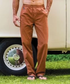 Cinnamon Dyed Twill Pants