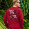 Cruzing Manta Mano - Rugby Red Long Sleeve Pima T-Shirt 2 Cruzing Manta Mano - Rugby Red Long Sleeve Pima T-Shirt -Chic Clothing Shop 6425fc9e bfed 45c3 bc94 bc2c39c918ef
