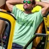 Puakenikeni Band - Key Lime Dyed Short Sleeve Crewneck T-Shirt -Chic Clothing Shop 6441bd90 c8c4 4549 9cde c1cd707df6c0
