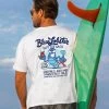 Blue Lobster - White Short Sleeve Crewneck T-Shirt 2 Blue Lobster - White Short Sleeve Crewneck T-Shirt -Chic Clothing Shop 65eb4d82 1049 4838 8704 43cdc8802b53
