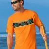 Tribal Tri Honu - Apricot Dyed Short Sleeve Crewneck T-Shirt 1 Tribal Tri Honu - Apricot Dyed Short Sleeve Crewneck T-Shirt -Chic Clothing Shop 67e4b6c0 e491 4fd3 a3a5 190f461544b1