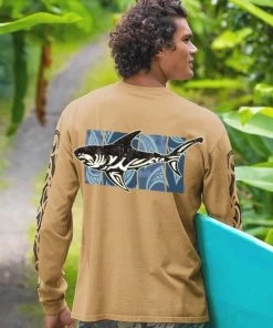 Kalani Ekahi - Kona Coffee Dyed Long Sleeve Crewneck T-Shirt