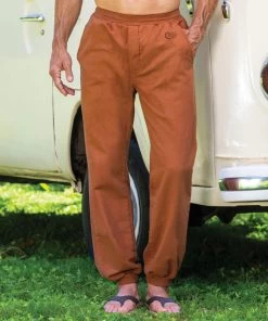 Cinnamon Dyed Canton Pants