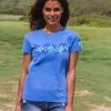 Oceania Stripe - Blue Hawaii Dyed Short Sleeve Crewneck T-Shirt -Chic Clothing Shop 71122c12 1b6a 4ff1 b401 640ccfd2d95c