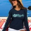 Pua Lani Band - Navy Long Sleeve Crewneck T-Shirt -Chic Clothing Shop 71e159b9 c5e7 45f1 94e6 d532a076bd57
