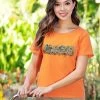 Sea Band - Apricot Dyed Short Sleeve Scoop Neck T-Shirt 2 Sea Band - Apricot Dyed Short Sleeve Scoop Neck T-Shirt -Chic Clothing Shop 736d8767 48c3 4176 9726 4933d6ce9b8f