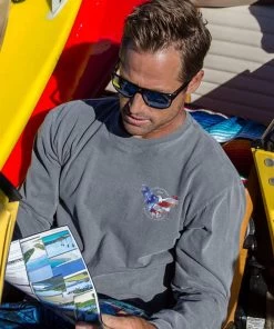 Land Of The Eagle - Crater Dyed® Long Sleeve Crewneck T-Shirt -Chic Clothing Shop 73bdbd01 e4a2 4607 8a92 dce30a7cb40e