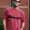 Lava Flow - Paradise Red Dyed Short Sleeve Crewneck T-Shirt 1 Lava Flow - Paradise Red Dyed Short Sleeve Crewneck T-Shirt -Chic Clothing Shop 753ac487 eb62 420b ac72 d156942af2ef
