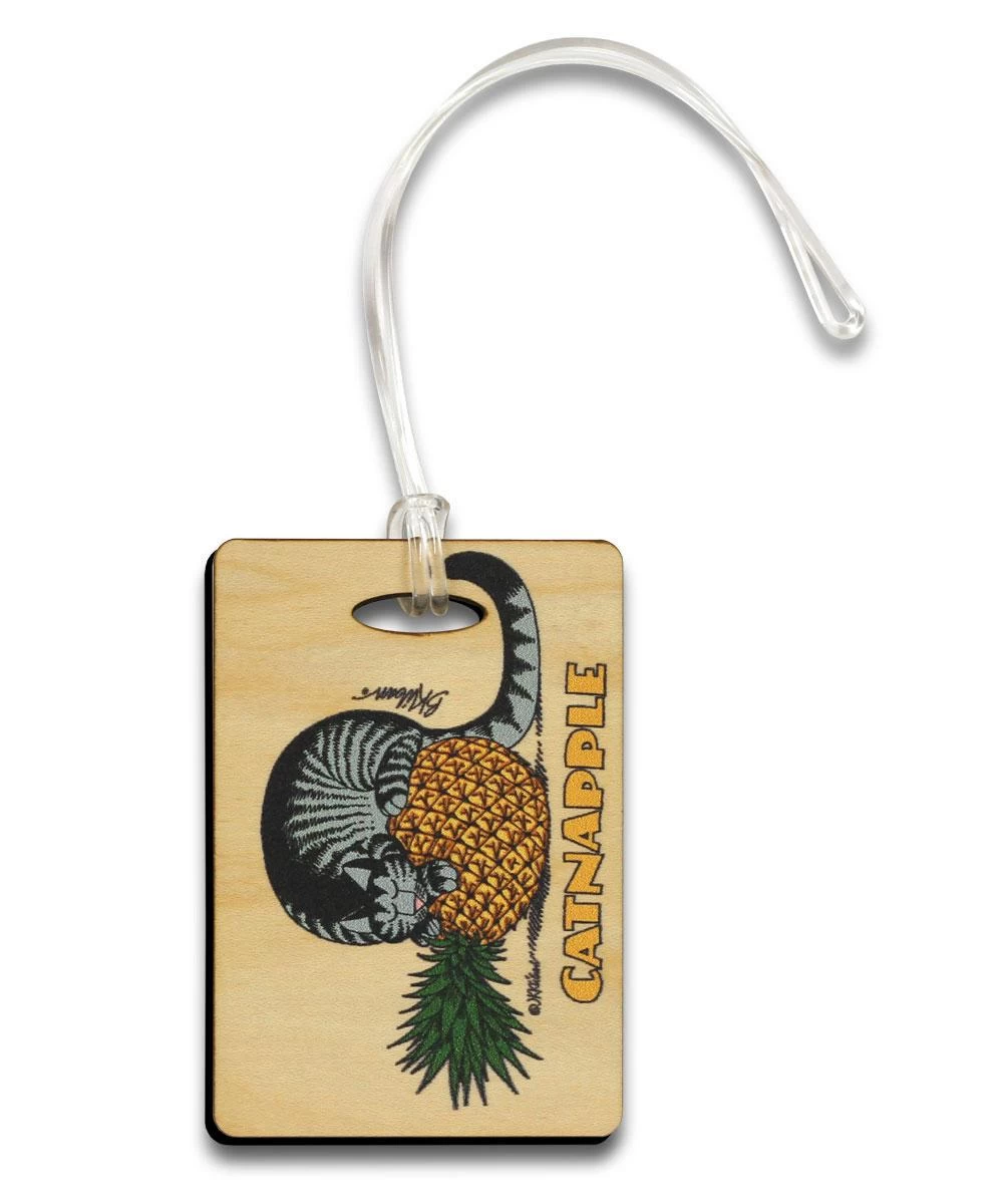 B. Kliban Catnapple - Maplewood Luggage Tag 3 B. Kliban Catnapple - Maplewood Luggage Tag