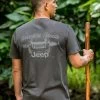 Jeep Adventure Awaits - Smoke Short Sleeve Pima T-Shirt -Chic Clothing Shop 78cd3ef0 d262 491d 9852 799992a0774b