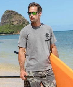 Maui Brewing Co Sobrehumano - Crater Dyed® Short Sleeve Crewneck T-Shirt -Chic Clothing Shop 845d8deb ff91 491d 816e b994d542292d