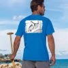 Wyland® Sea Turtle Reef Flight - Blue Hawaii Dyed Short Sleeve Crewneck T-Shirt -Chic Clothing Shop 8b9a2f0c f9e0 4ddf 8a88 6bad6a31dd01