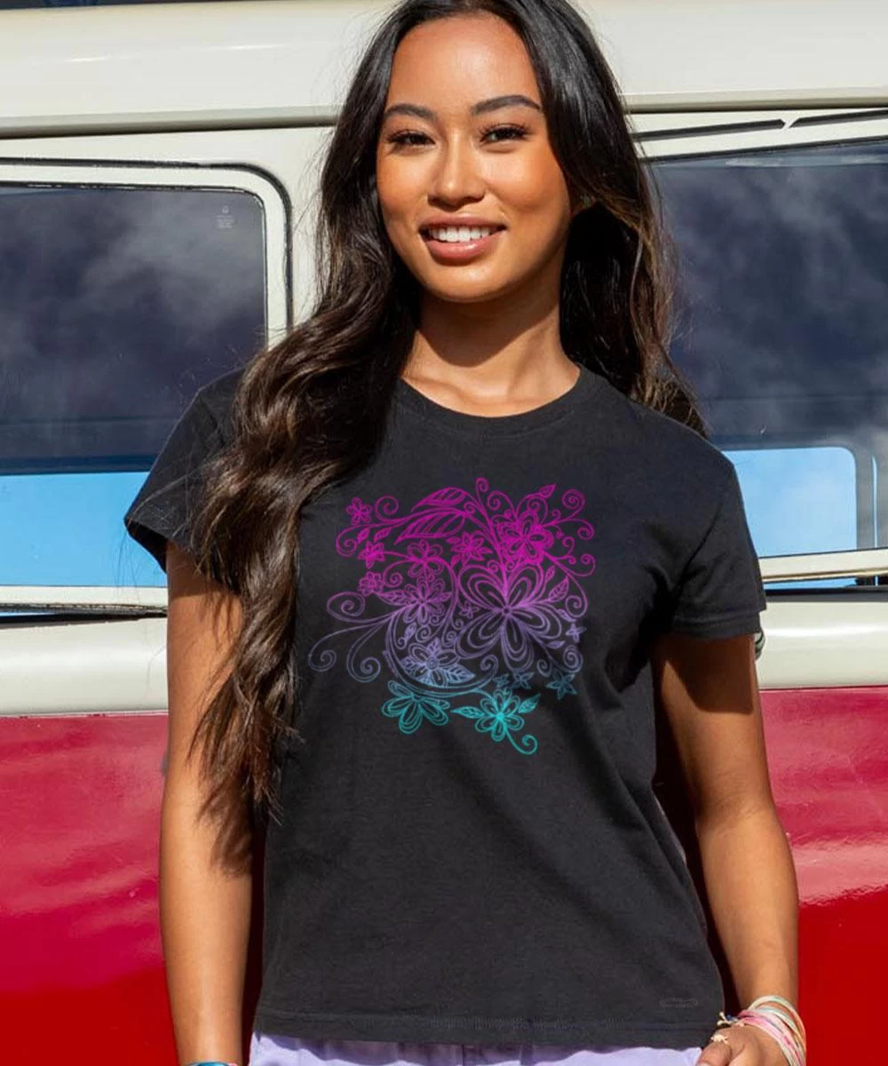 MS The Vines - Black Short Sleeve Crewneck T-Shirt 3 MS The Vines - Black Short Sleeve Crewneck T-Shirt