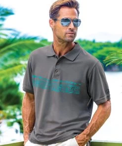 Island Racer - Crater Dyed® Short Sleeve Pique’ Polo Shirt