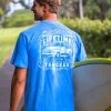 Lifetime Trucker - Blue Hawaii Dyed Short Sleeve Crewneck T-Shirt 2 Lifetime Trucker - Blue Hawaii Dyed Short Sleeve Crewneck T-Shirt -Chic Clothing Shop 91689cee 1806 42a5 9566 c4c00ed16400