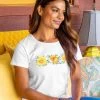 Cali Poppy - White Short Sleeve Scoop Neck T-Shirt -Chic Clothing Shop 98e7cb66 0368 4924 8f34 1c0f990136bb
