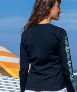 Pua Lani Band - Navy Long Sleeve Crewneck T-Shirt -Chic Clothing Shop 99a59f40 f66e 43f1 87f2 e37e269792ee