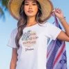 Boho Freedom - White Short Sleeve Scoop Neck T-Shirt -Chic Clothing Shop 9ee780a3 00c9 4c7c ad42 7f08ef4c2ef1
