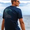 Tribal Mano Surf - Navy Short Sleeve Crewneck T-Shirt 2 Tribal Mano Surf - Navy Short Sleeve Crewneck T-Shirt -Chic Clothing Shop a67b301c cb09 4214 a838 8de421b02a49