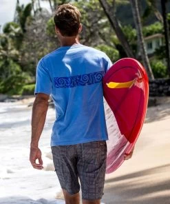 Koa Band - Blue Hawaii Dyed Short Sleeve Crewneck T-Shirt -Chic Clothing Shop a81149e3 1e3f 4e76 a477 e7ba98cda9ef