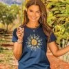 Here Comes The Sun - Navy Short Sleeve Crewneck T-Shirt -Chic Clothing Shop a9d3b867 bf0a 4b14 aab0 c15d12ea3d7e