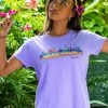 La Kahakai - Lavender Dyed Short Sleeve Crewneck T-Shirt 1 La Kahakai - Lavender Dyed Short Sleeve Crewneck T-Shirt -Chic Clothing Shop aad260c6 9e57 4bfa b0ac 8a0cb72d4c58