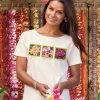 Plumeria Farm Varieties - Coconut Dyed Short Sleeve Scoop Neck T-Shirt -Chic Clothing Shop acd232fb 9ecc 4bd1 9f0d a1857af53279