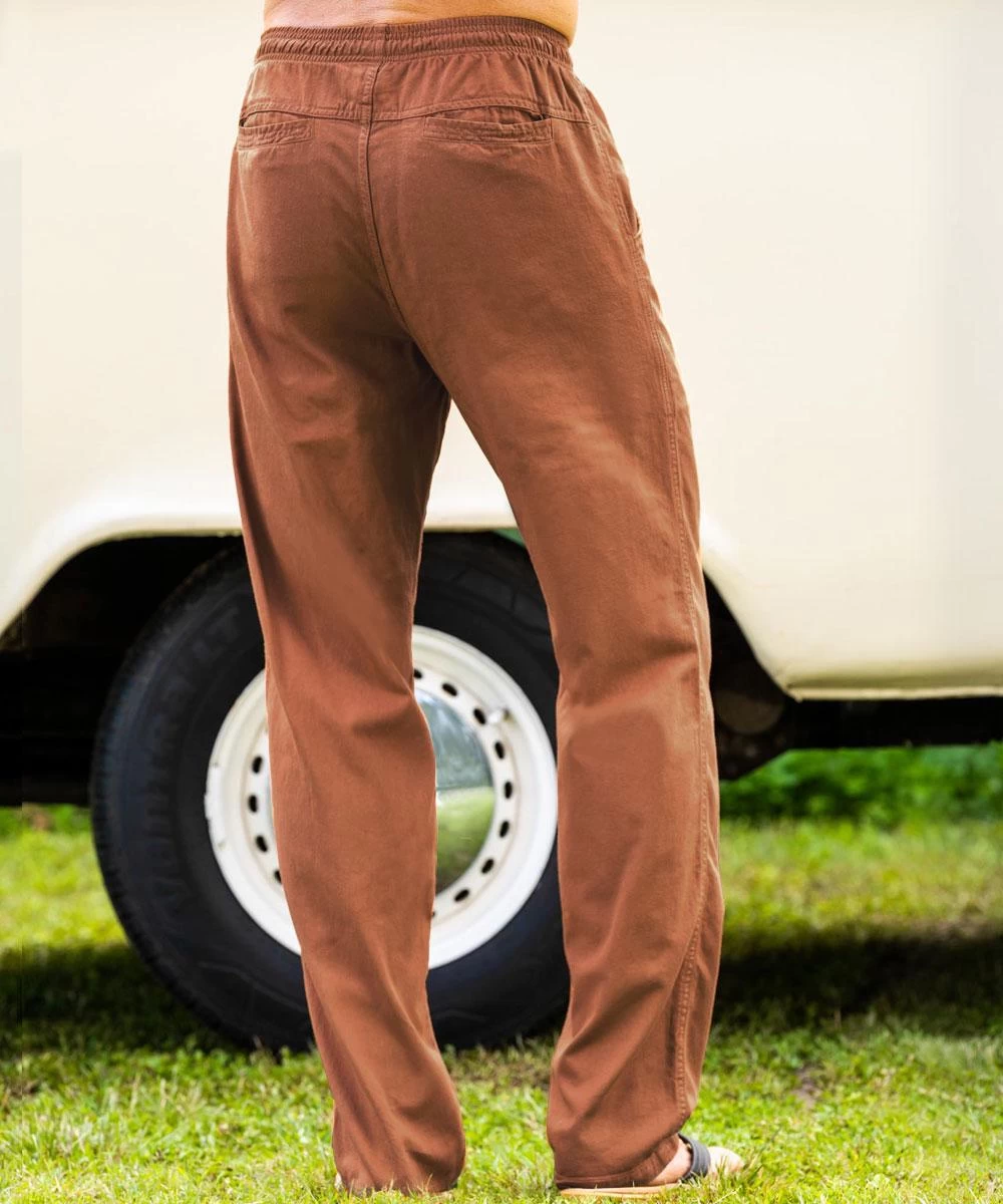 Cinnamon Dyed Twill Pants 4 Cinnamon Dyed Twill Pants - Image 2