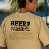 Beer RX - Beer Dyed Short Sleeve Crewneck T-Shirt -Chic Clothing Shop b121a27f f6bd 4f85 b25d 152904393908