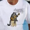 B. Kliban Eat Them Mousies - White Short Sleeve Crewneck T-Shirt 2 B. Kliban Eat Them Mousies - White Short Sleeve Crewneck T-Shirt -Chic Clothing Shop b831bb5e bb9c 4574 b3ce 04c5a2db0989