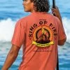 Ring Of Fire Sauce - Chile Dyed Short Sleeve Crewneck T-Shirt 2 Ring Of Fire Sauce - Chile Dyed Short Sleeve Crewneck T-Shirt -Chic Clothing Shop b9f4f93b 7165 4072 941a e6f7204912b1